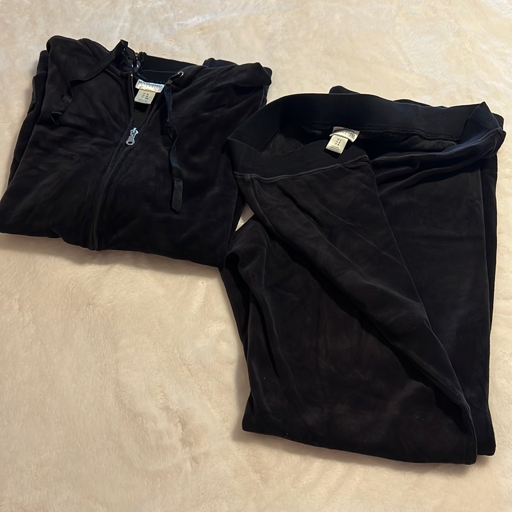 Motherhood, velour, maternity, sweatsuit outfit 2pc